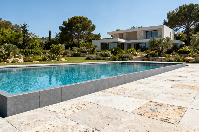 Piscine en dur