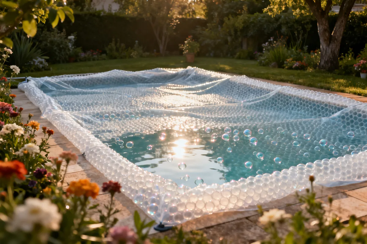 Bâche à bulles de piscine : bien la choisir et la poser