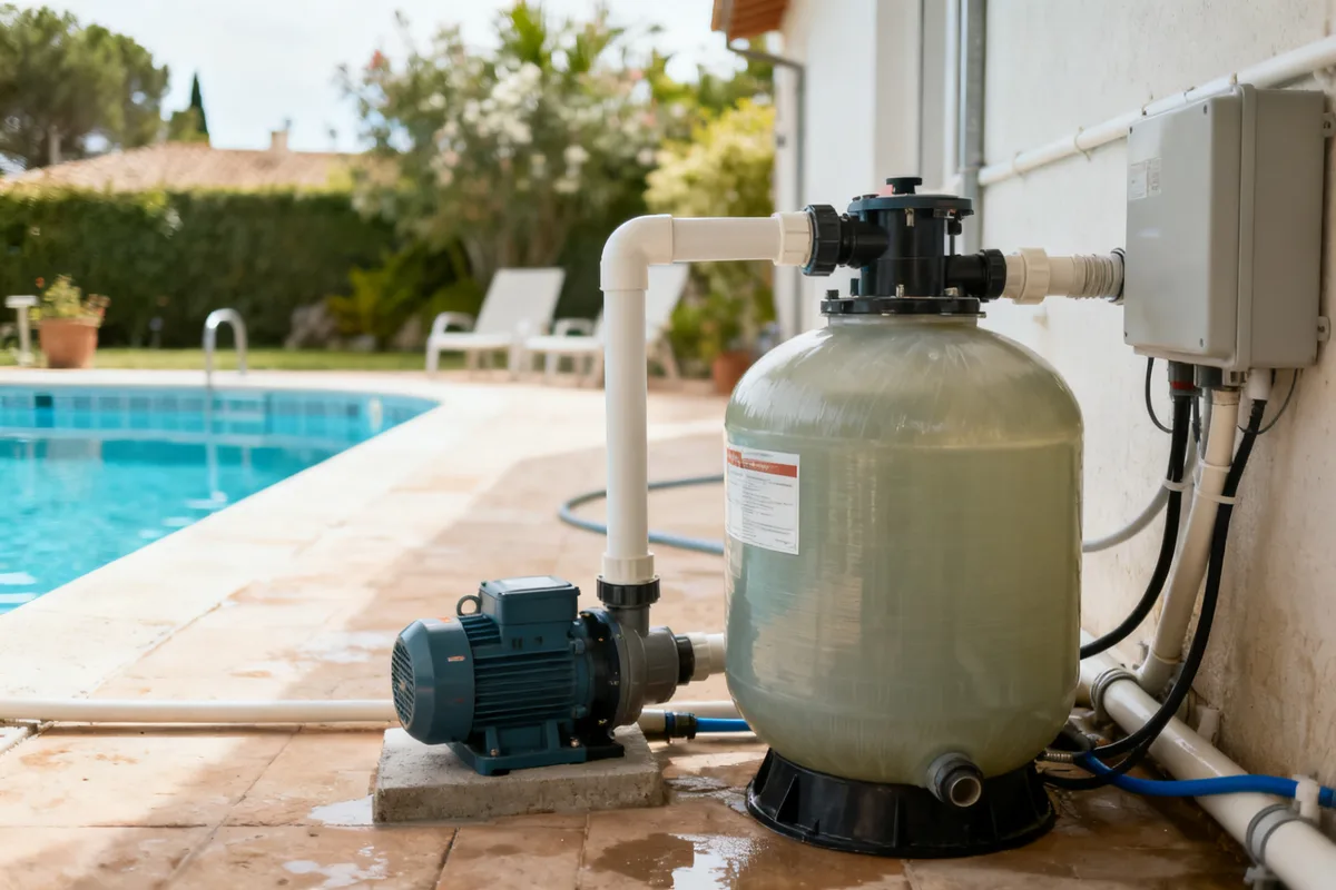 Changer le sable de son filtre de piscine