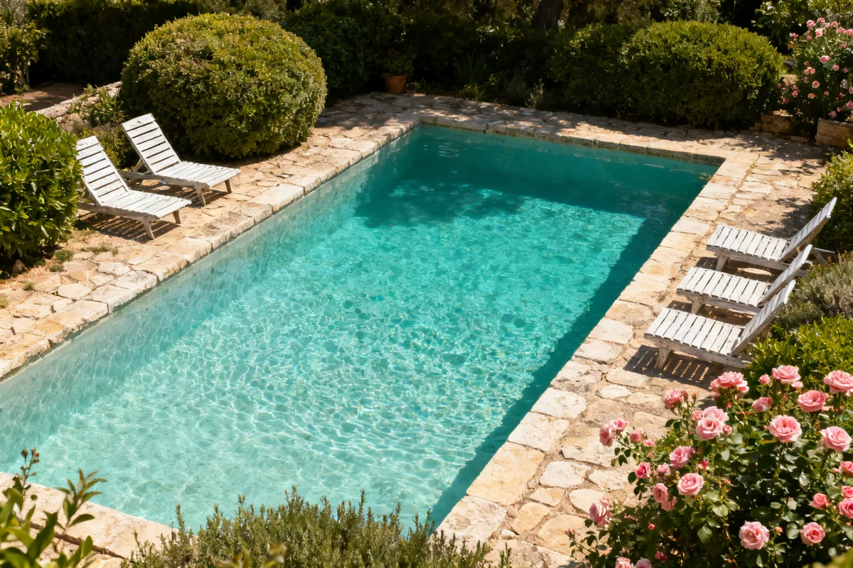 Dépôt blanc au fond de la piscine : origine et solutions
