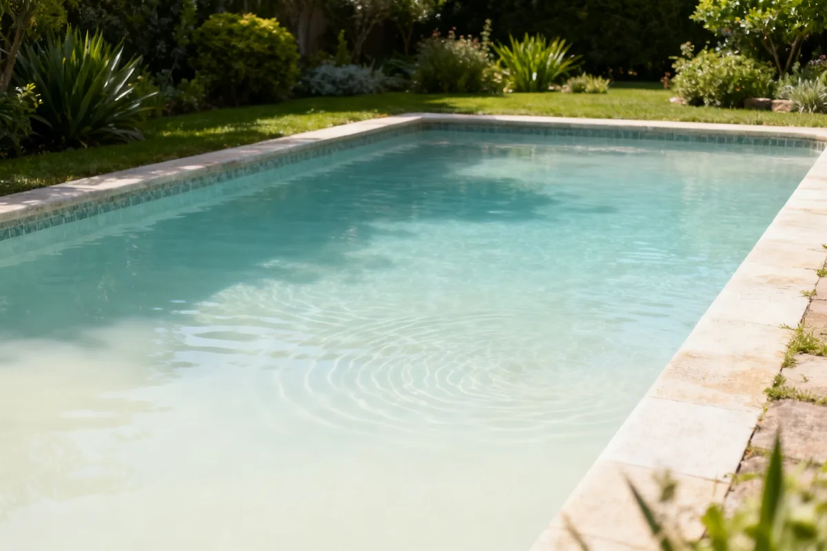 Eau trouble ou blanche de piscine : causes et solutions