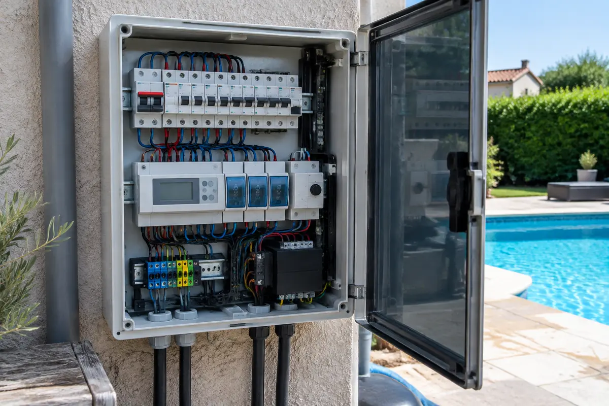 Coffret électrique piscine : Installation, filtration &amp; sécurité ⚡