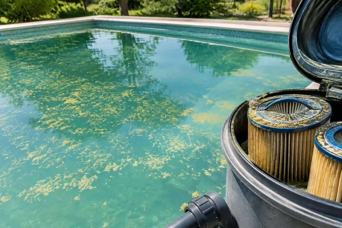 Pollen dans la piscine : Comment l’éliminer rapidement ?